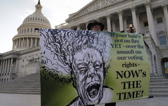 Voting rights brawl takes center stage in U.S. Senate