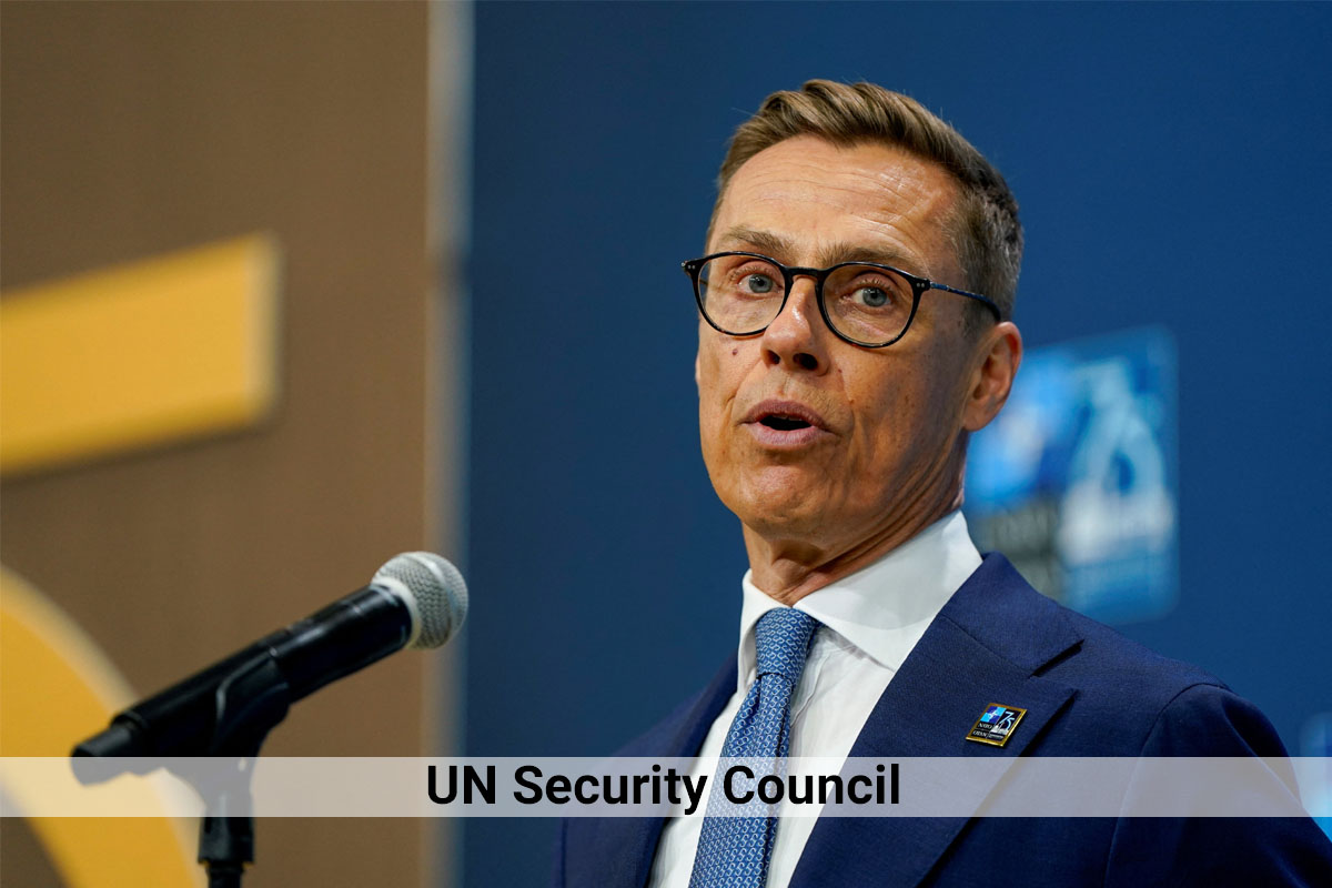 Reuters Finland’s President Alexander Stubb speaks during an interview in Helsinki