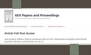 AEA Papers and Proceedings