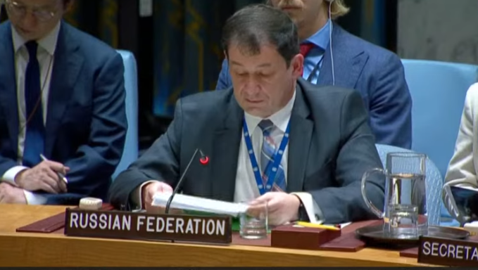 UNTV Russian UN representative Speaks at the UNSC Meeting on September 10, 2024